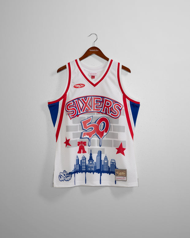 TATS CRU/MITCHELL & NESS 50TH ANNIVERSARY JERSEY: PHILADELPHIA EDITION