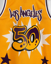 TATS CRU/MITCHELL & NESS 50TH ANNIVERSARY JERSEY: LOS ANGELES EDITION