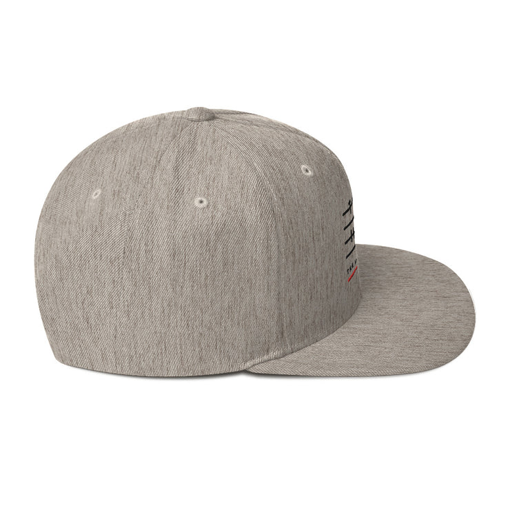 THHM  HEATHER GRAY/ NATURAL Snapback Hat