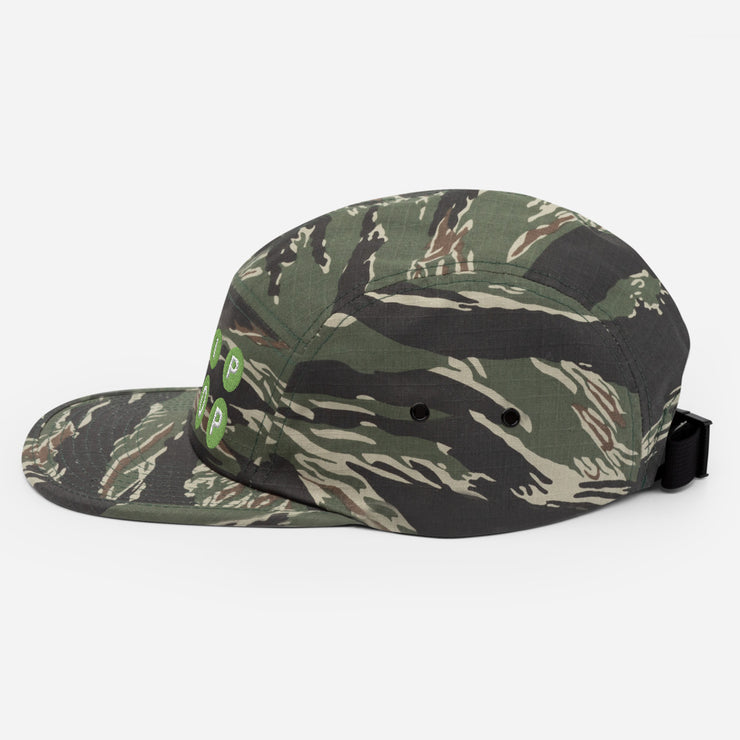 HIP HOP (Green) Five Panel Cap