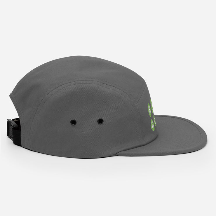 HIP HOP (Green) Five Panel Cap