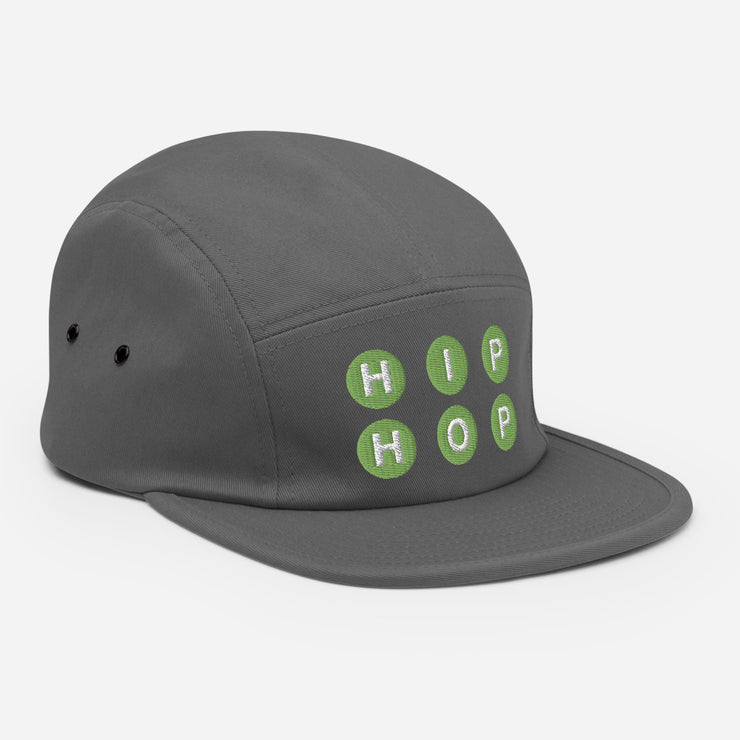 HIP HOP (Green) Five Panel Cap