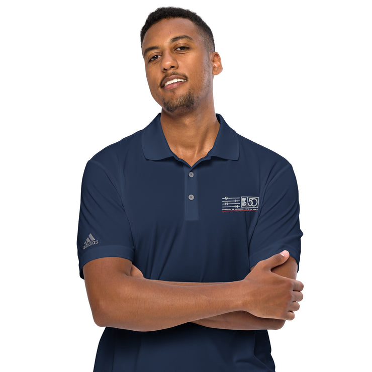 50th Anniversary UHHM - adidas performance polo shirt