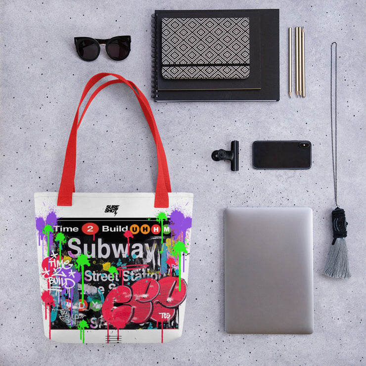 Subway Graffiti Tote bag