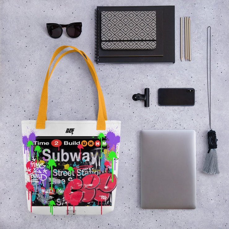 Subway Graffiti Tote bag