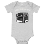 "Can You Dig It" Baby short sleeve one piece