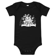 Hey Ms. DJ. Baby short sleeve one piece