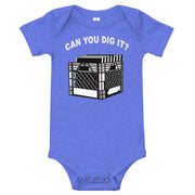 "Can You Dig It" Baby short sleeve one piece