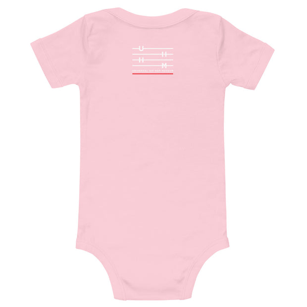 Hey Ms. DJ. Baby short sleeve one piece