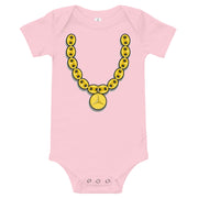 "Mercedes Chain" (Light) Baby short sleeve one piece