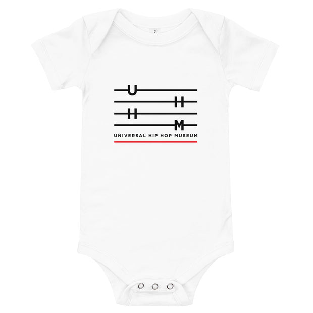 UHHM Baby short sleeve one piece (White)