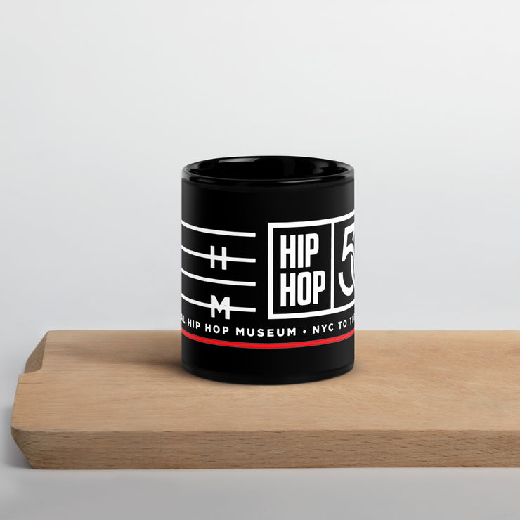 50th Anniversary UHHM - Black Glossy Mug