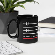 50th Anniversary UHHM Black Glossy Mug