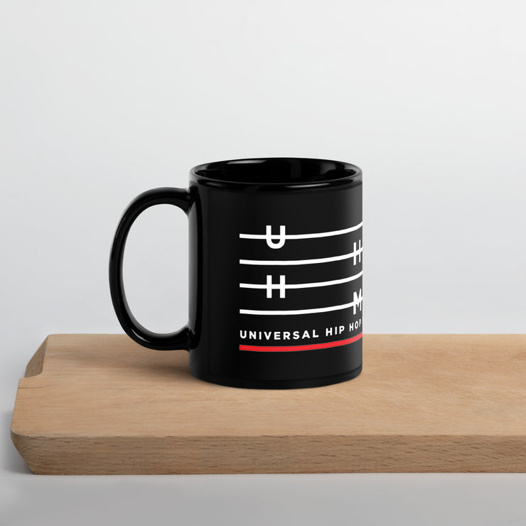 50th Anniversary UHHM - Black Glossy Mug