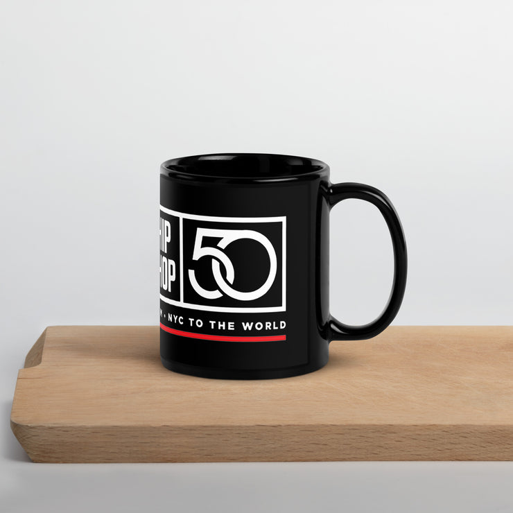 50th Anniversary UHHM - Black Glossy Mug