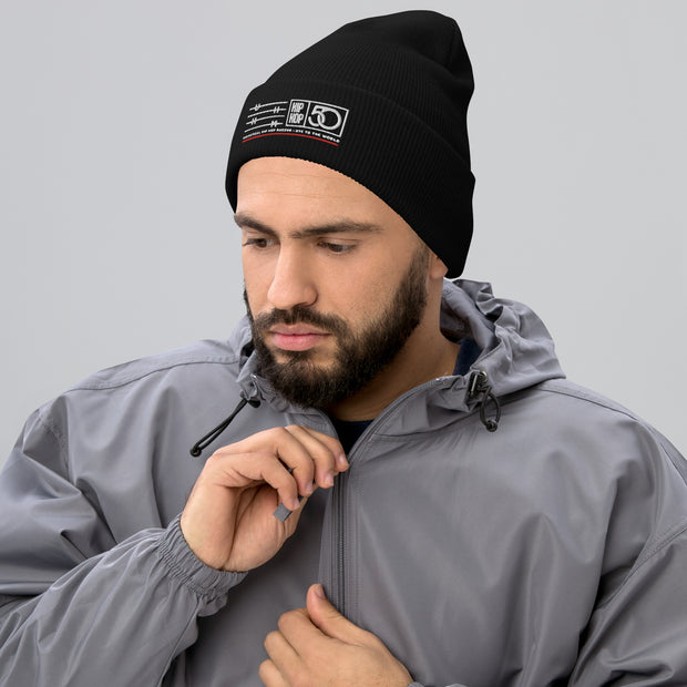 UHHM 50th Anniversary - Black Cuffed Beanie