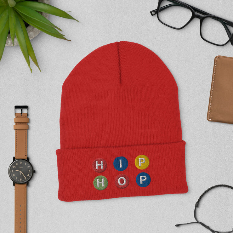 HIP HOP Colored Cuffed Beanie