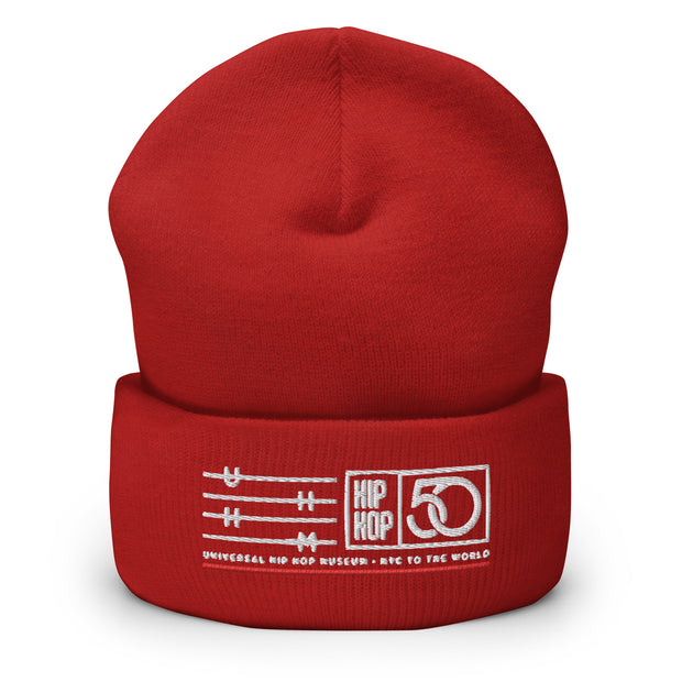 UHHM 50th Anniversary - Red Cuffed Beanie