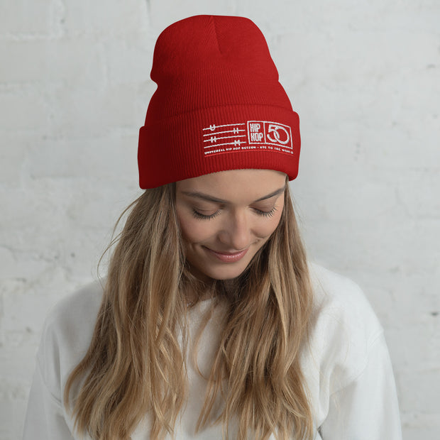 UHHM 50th Anniversary - Red Cuffed Beanie
