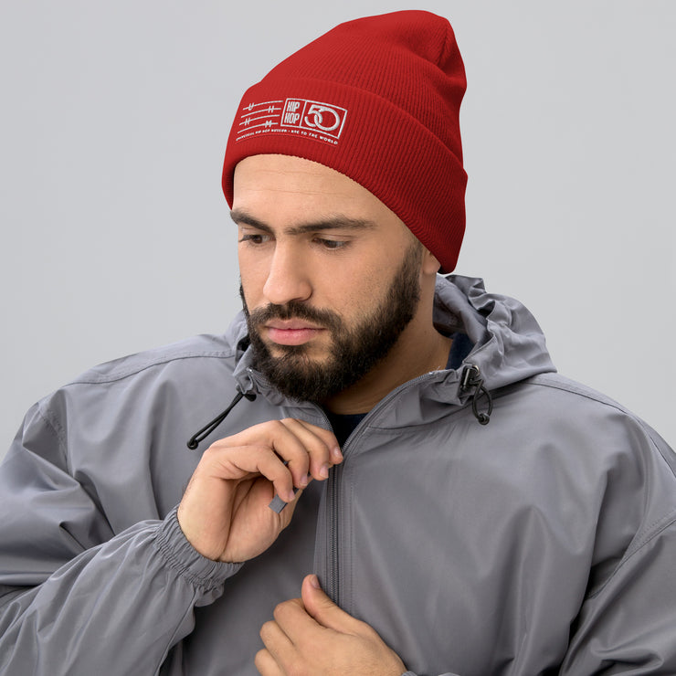 UHHM 50th Anniversary - Red Cuffed Beanie