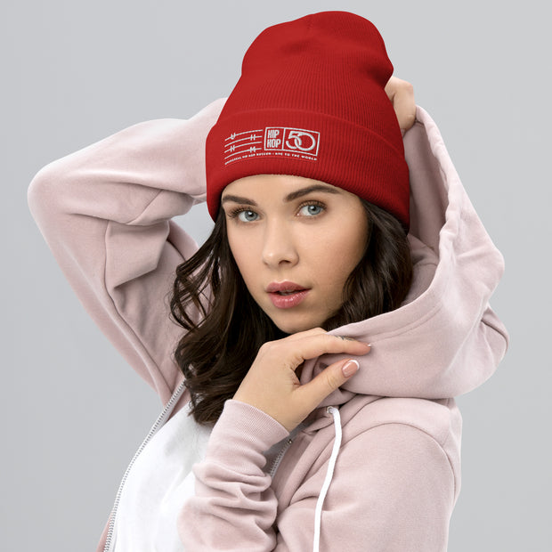 UHHM 50th Anniversary - Red Cuffed Beanie
