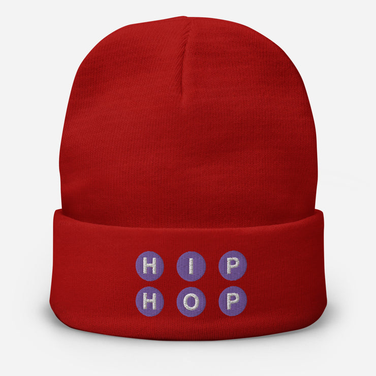 HIP HOP Embroidered Beanie