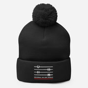 UHHM Embroidered Pom-Pom Beanie