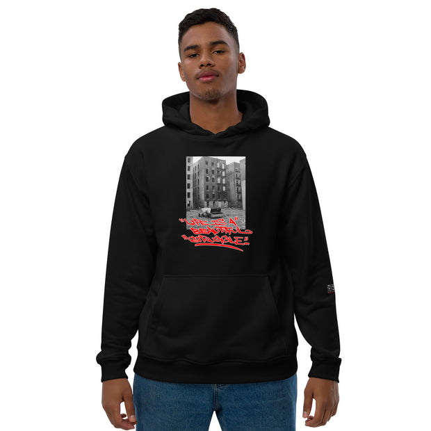 Life is a Beautiful Struggle - Joe Conzo Black Premium eco hoodie