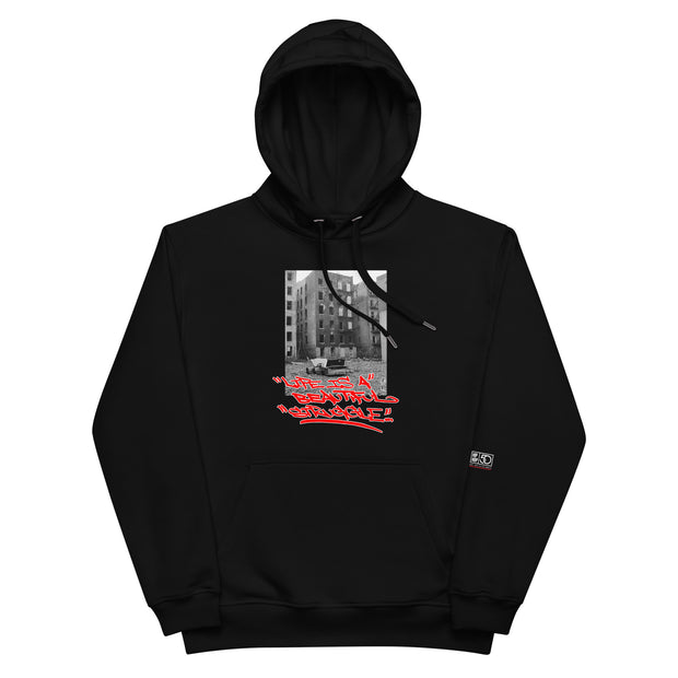 Life is a Beautiful Struggle - Joe Conzo Black Premium eco hoodie