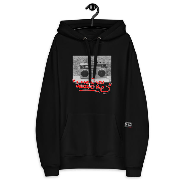 I Know You Heard Me - Joe Conzo Black Premium eco hoodie