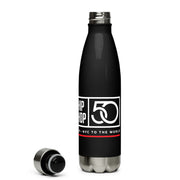 50th Anniversary UHHM- Black Stainless Steel Water Bottle