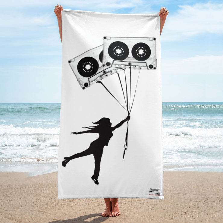 TAPE GIRL BEACH TOWEL