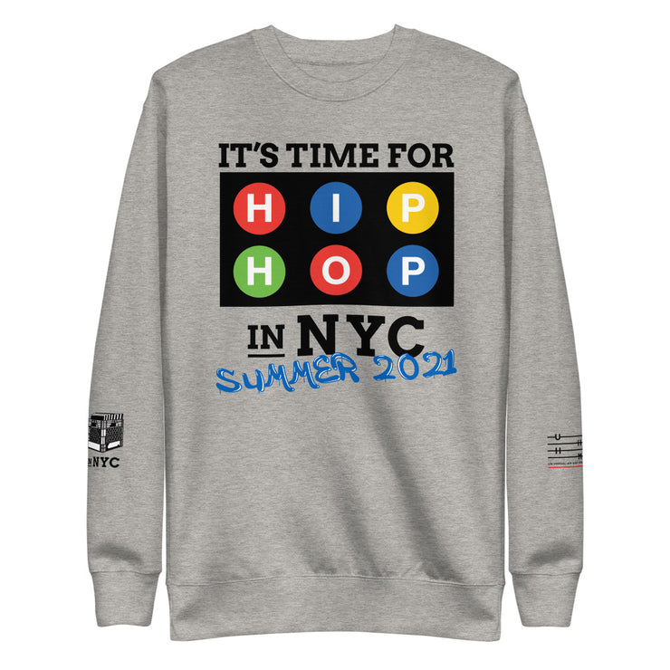 "HIP-HOP NYC SUMMER 2021" (Light) Unisex Fleece Pullover