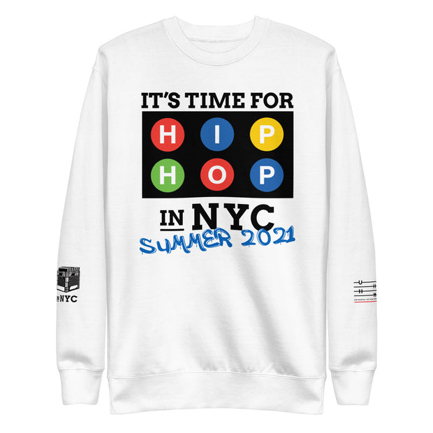 "HIP-HOP NYC SUMMER 2021" (Light) Unisex Fleece Pullover