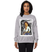 Shorty Luv Unisex fleece sweatshirt (White, Heather Grey)