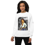 Shorty Luv Unisex fleece sweatshirt (White, Heather Grey)