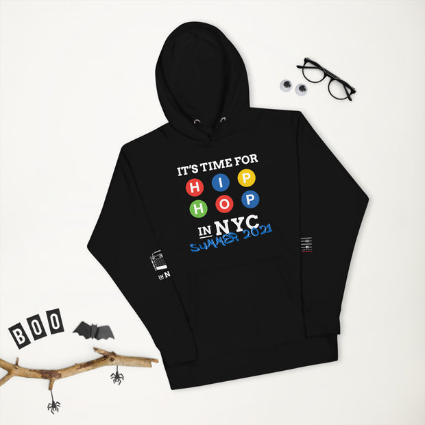 "HIP-HOP NYC SUMMER 2021" (Dark) Unisex Hoodie