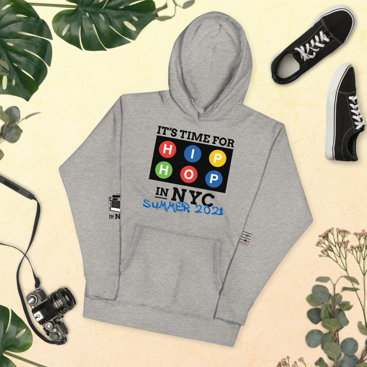 "HIP-HOP NYC SUMMER 2021" (Light) Unisex Hoodie