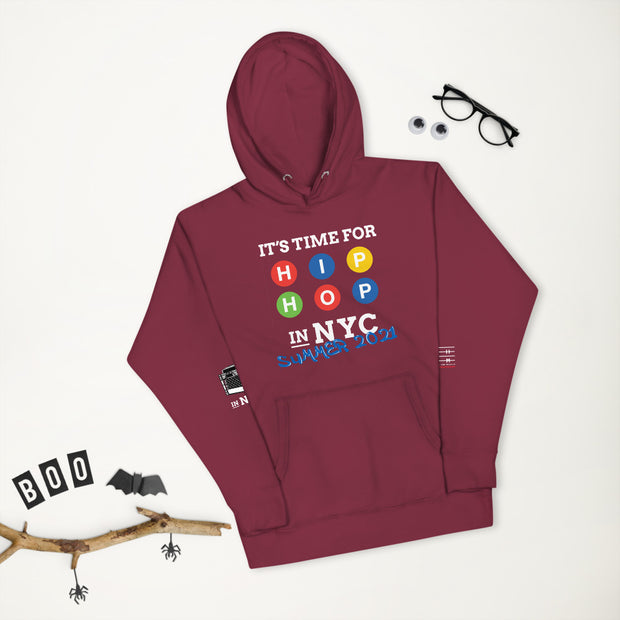 "HIP-HOP NYC SUMMER 2021" (Dark) Unisex Hoodie