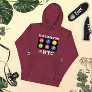 "IT'S TIME FOR HIP-HOP": NYC EDITION Unisex Hoodie