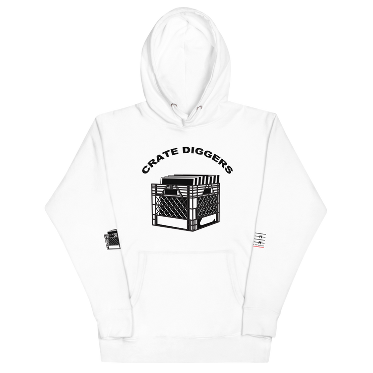 Crate Diggers (Light) Unisex Hoodie