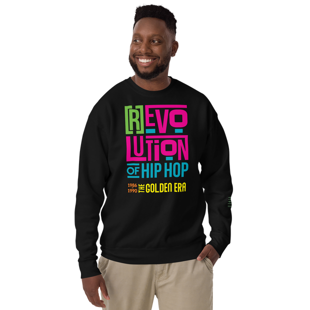 [R]evolution of Hip Hop: Golden Era Edition Unisex Premium Sweatshirt