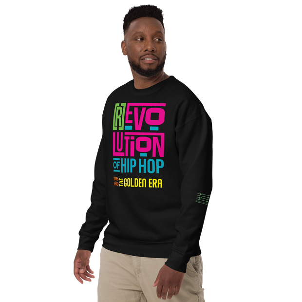 [R]evolution of Hip Hop: Golden Era Edition Unisex Premium Sweatshirt