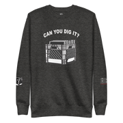 "Can You Dig It" (Dark) Unisex Fleece Pullover