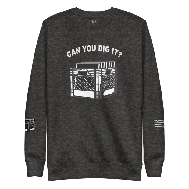 "Can You Dig It" (Dark) Unisex Fleece Pullover