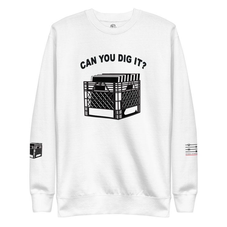 "Can You Dig It" (Light) Unisex Fleece Pullover