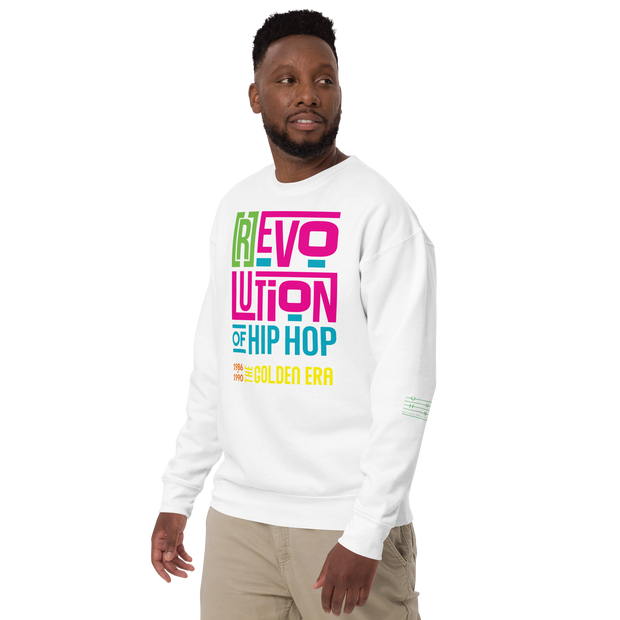 [R]evolution of Hip Hop: Golden Era Edition Unisex Premium Sweatshirt