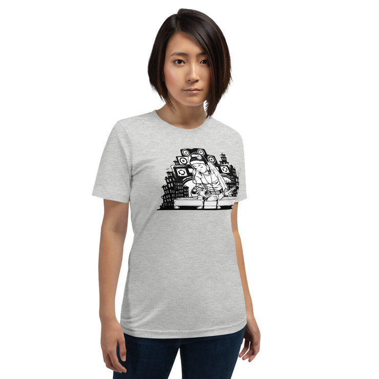 Hey Ms. DJ. Short-Sleeve Unisex T-Shirt