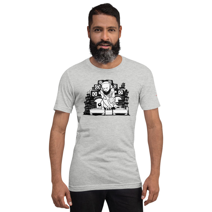 Hey Mr. DJ. Short-Sleeve Unisex T-Shirt