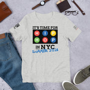 "HIP-HOP NYC SUMMER 2021" (Light) Short-Sleeve Unisex T-Shirt